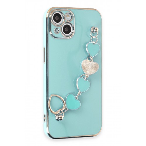 Newface iPhone 13 Kılıf Esila Silikon - Su Yeşili Newface iPhone 13 Kılıf Esila Silikon - Su Yeşili
