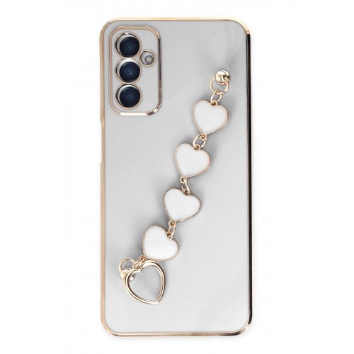 Newface Samsung Galaxy A14 4G Kılıf Esila Silikon - Beyaz Newface Samsung Galaxy A14 4G Kılıf Esila Silikon - Beyaz