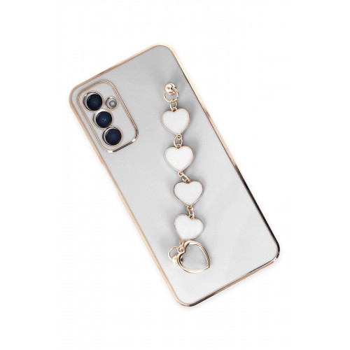 Newface Samsung Galaxy A14 4G Kılıf Esila Silikon - Beyaz Newface Samsung Galaxy A14 4G Kılıf Esila Silikon - Beyaz