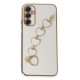 Newface Samsung Galaxy A34 5G Kılıf Esila Silikon - Beyaz
