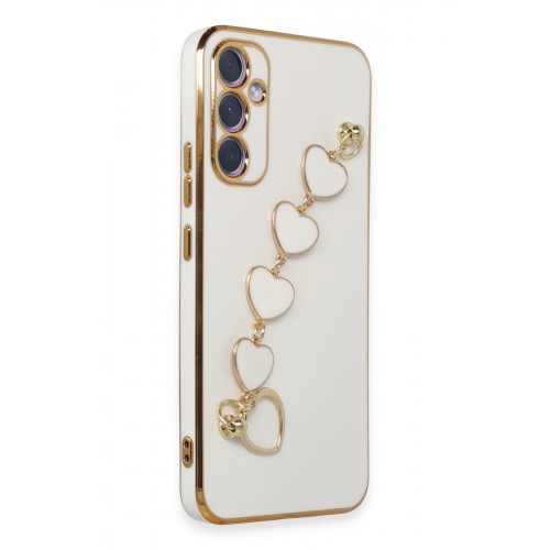 Newface Samsung Galaxy A34 5G Kılıf Esila Silikon - Beyaz Newface Samsung Galaxy A34 5G Kılıf Esila Silikon - Beyaz
