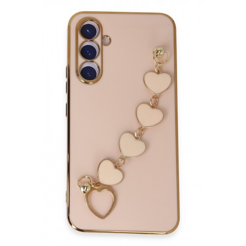 Newface Samsung Galaxy A54 5G Kılıf Esila Silikon - Pudra Newface Samsung Galaxy A54 5G Kılıf Esila Silikon - Pudra