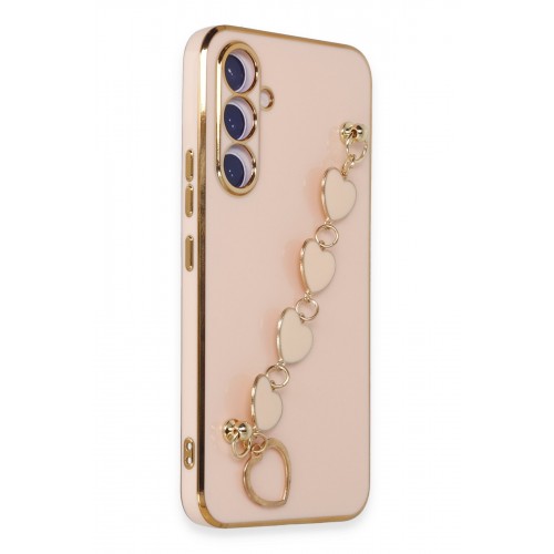 Newface Samsung Galaxy A54 5G Kılıf Esila Silikon - Pudra Newface Samsung Galaxy A54 5G Kılıf Esila Silikon - Pudra
