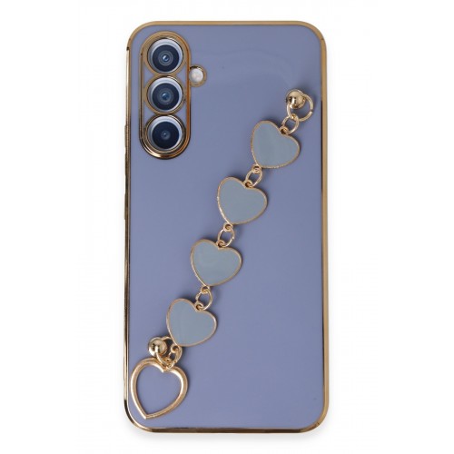 Newface Samsung Galaxy A54 5G Kılıf Esila Silikon - Gri