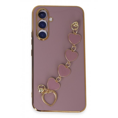 Newface Samsung Galaxy A54 5G Kılıf Esila Silikon - Mor Newface Samsung Galaxy A54 5G Kılıf Esila Silikon - Mor