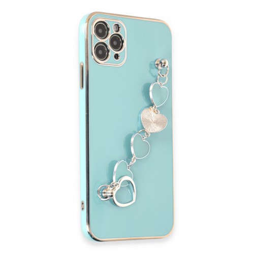 Newface iPhone 11 Pro Kılıf Esila Silikon - Su Yeşili