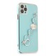 Newface iPhone 11 Pro Kılıf Esila Silikon - Su Yeşili