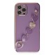 Newface iPhone 12 Pro Kılıf Esila Silikon - Mor