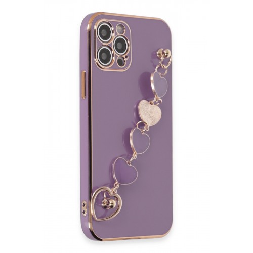 Newface iPhone 12 Pro Kılıf Esila Silikon - Mor Newface iPhone 12 Pro Kılıf Esila Silikon - Mor