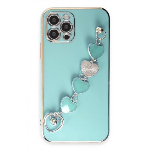 Newface iPhone 12 Pro Max Kılıf Esila Silikon - Su Yeşili Newface iPhone 12 Pro Max Kılıf Esila Silikon - Su Yeşili