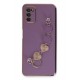 Newface Samsung Galaxy A03S Kılıf Esila Silikon - Mor