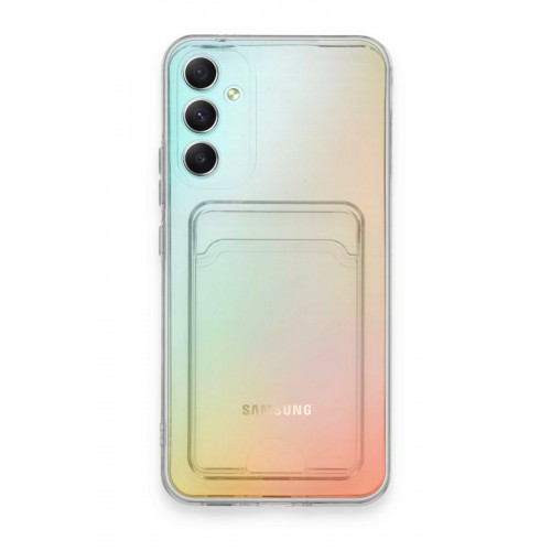 Newface Samsung Galaxy A34 5G Kılıf Kart Şeffaf Silikon - Şeffaf Newface Samsung Galaxy A34 5G Kılıf Kart Şeffaf Silikon - Şeffaf