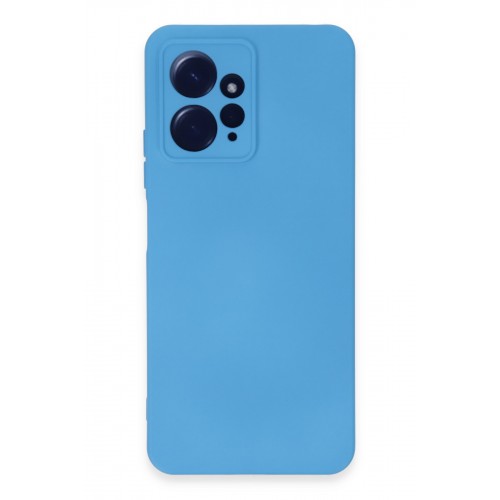 Newface Xiaomi Redmi Note 12 4G Kılıf Nano içi Kadife Silikon - Mavi Newface Xiaomi Redmi Note 12 4G Kılıf Nano içi Kadife Silikon - Mavi