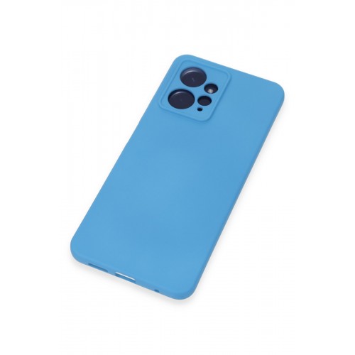 Newface Xiaomi Redmi Note 12 4G Kılıf Nano içi Kadife Silikon - Mavi Newface Xiaomi Redmi Note 12 4G Kılıf Nano içi Kadife Silikon - Mavi