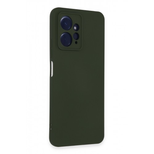 Newface Xiaomi Redmi Note 12 4G Kılıf Nano içi Kadife Silikon - Koyu Yeşil Newface Xiaomi Redmi Note 12 4G Kılıf Nano içi Kadife Silikon - Koyu Yeşil