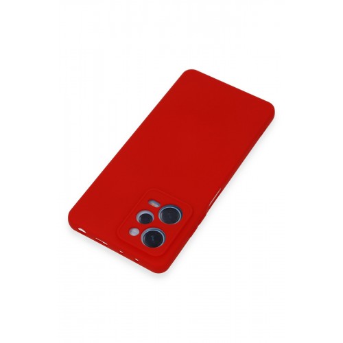 Newface Xiaomi Redmi Note 12 Pro 4G Kılıf Nano içi Kadife Silikon - Kırmızı Newface Xiaomi Redmi Note 12 Pro 4G Kılıf Nano içi Kadife Silikon - Kırmızı