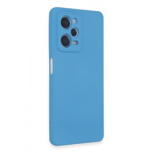 Newface Xiaomi Redmi Note 12 Pro 4G Kılıf Nano içi Kadife Silikon - Mavi Newface Xiaomi Redmi Note 12 Pro 4G Kılıf Nano içi Kadife Silikon - Mavi