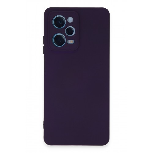 Newface Xiaomi Redmi Note 12 Pro 4G Kılıf Nano içi Kadife Silikon - Mor Newface Xiaomi Redmi Note 12 Pro 4G Kılıf Nano içi Kadife Silikon - Mor