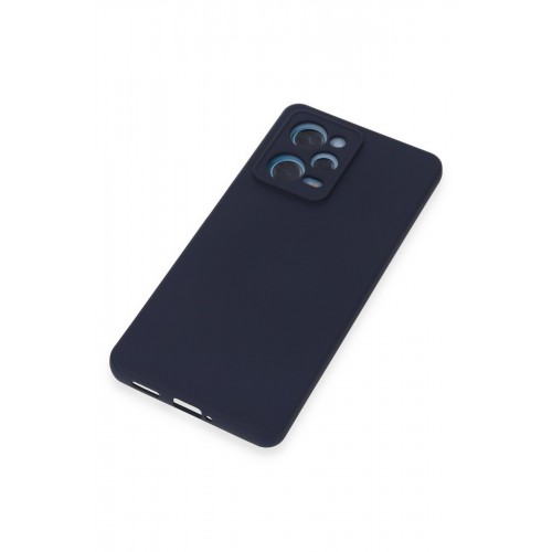 Newface Xiaomi Redmi Note 12 Pro 4G Kılıf Nano içi Kadife Silikon - Lacivert Newface Xiaomi Redmi Note 12 Pro 4G Kılıf Nano içi Kadife Silikon - Lacivert