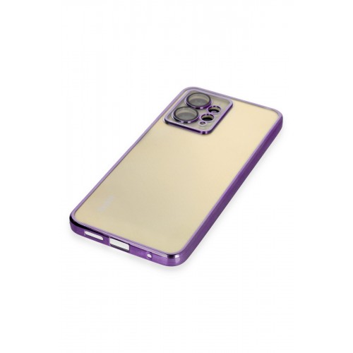 Newface Xiaomi Redmi Note 12 4G Kılıf Razer Lensli Silikon - Mor Newface Xiaomi Redmi Note 12 4G Kılıf Razer Lensli Silikon - Mor