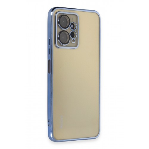 Newface Xiaomi Redmi Note 12 4G Kılıf Razer Lensli Silikon - Açık Mavi Newface Xiaomi Redmi Note 12 4G Kılıf Razer Lensli Silikon - Açık Mavi