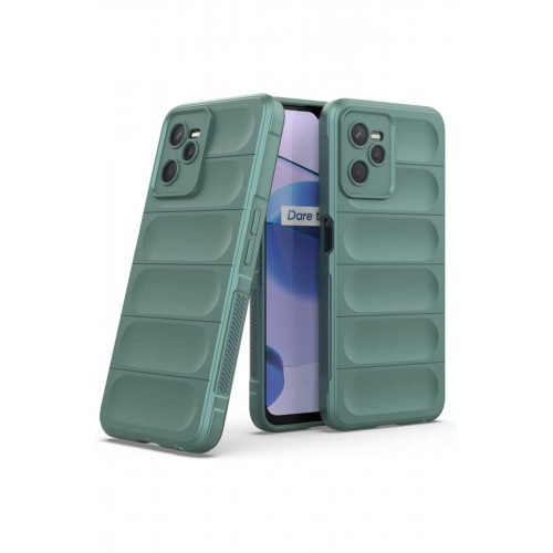 Newface Realme C35 Kılıf Optimum Silikon - Koyu Yeşil Newface Realme C35 Kılıf Optimum Silikon - Koyu Yeşil