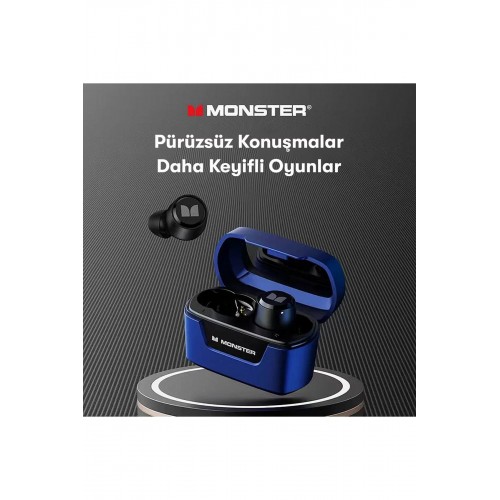 NEWFACE MON STER XKT05 BLUETOOTH KULAKLIK - MAVI NEWFACE MON STER XKT05 BLUETOOTH KULAKLIK - MAVI