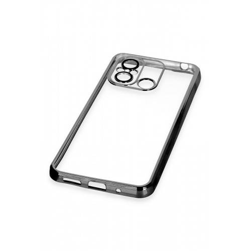 Newface Xiaomi Redmi 12C Kılıf Razer Lensli Silikon - Siyah Newface Xiaomi Redmi 12C Kılıf Razer Lensli Silikon - Siyah