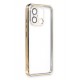 Newface Xiaomi Redmi 12C Kılıf Razer Lensli Silikon - Gold