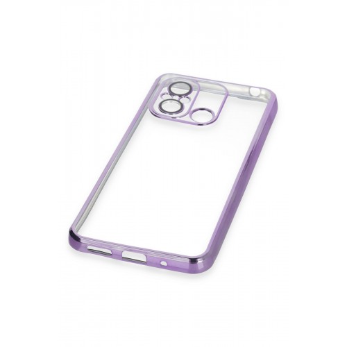 Newface Xiaomi Redmi 12C Kılıf Razer Lensli Silikon - Mor Newface Xiaomi Redmi 12C Kılıf Razer Lensli Silikon - Mor