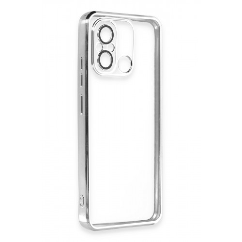 Newface Xiaomi Redmi 12C Kılıf Razer Lensli Silikon - Gümüş Newface Xiaomi Redmi 12C Kılıf Razer Lensli Silikon - Gümüş