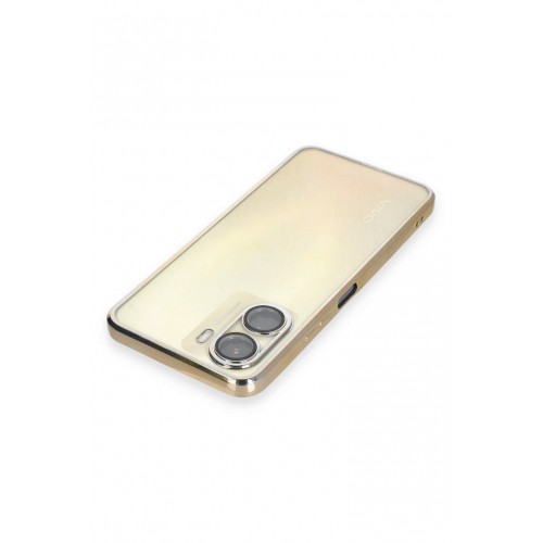 Newface Vivo Y16 Kılıf Razer Lensli Silikon - Gold Newface Vivo Y16 Kılıf Razer Lensli Silikon - Gold