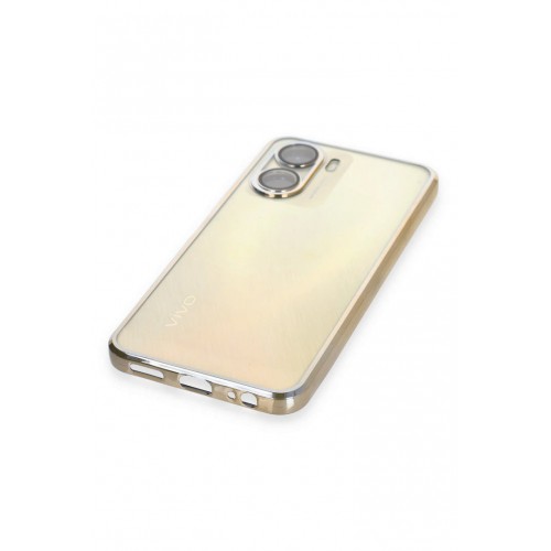Newface Vivo Y16 Kılıf Razer Lensli Silikon - Gold Newface Vivo Y16 Kılıf Razer Lensli Silikon - Gold