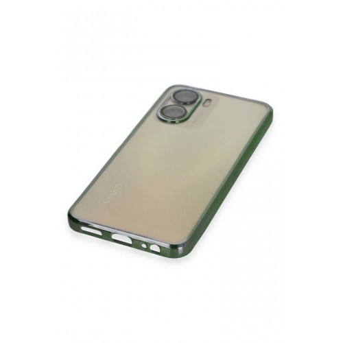 Newface Vivo Y16 Kılıf Razer Lensli Silikon - Yeşil Newface Vivo Y16 Kılıf Razer Lensli Silikon - Yeşil