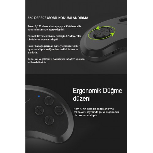 Newface Shinecon SC-B01 Sanal Gerçeklik Gözlüğü Kumandası - Siyah Newface Shinecon SC-B01 Sanal Gerçeklik Gözlüğü Kumandası - Siyah