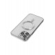 Newface iPhone 14 Pro Max Kılıf Kross Magneticsafe Kapak - Gümüş