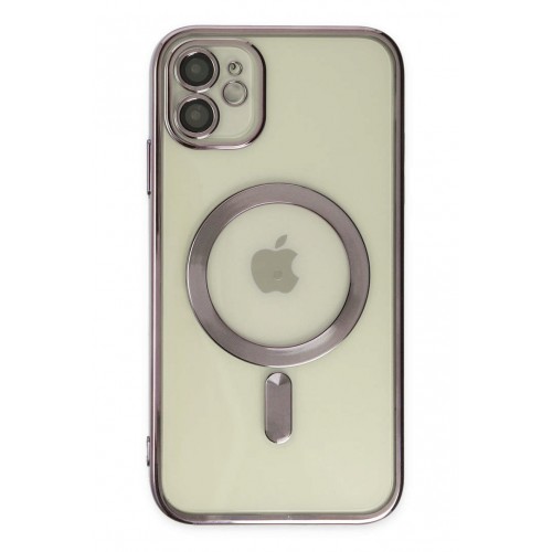 Newface iPhone 11 Kılıf Kross Magneticsafe Kapak - Mor Newface iPhone 11 Kılıf Kross Magneticsafe Kapak - Mor