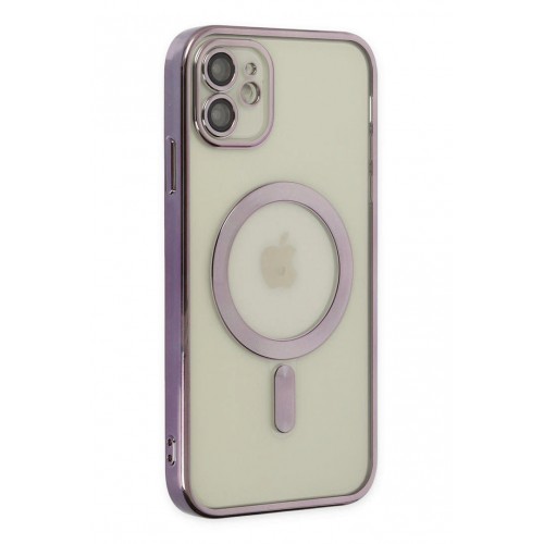 Newface iPhone 11 Kılıf Kross Magneticsafe Kapak - Mor Newface iPhone 11 Kılıf Kross Magneticsafe Kapak - Mor