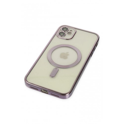 Newface iPhone 11 Kılıf Kross Magneticsafe Kapak - Mor Newface iPhone 11 Kılıf Kross Magneticsafe Kapak - Mor