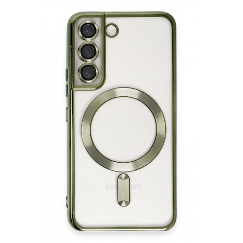 Newface Samsung Galaxy S22 Kılıf Kross Magneticsafe Kapak - Koyu Yeşil Newface Samsung Galaxy S22 Kılıf Kross Magneticsafe Kapak - Koyu Yeşil