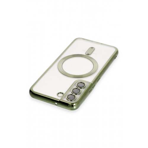 Newface Samsung Galaxy S22 Kılıf Kross Magneticsafe Kapak - Koyu Yeşil Newface Samsung Galaxy S22 Kılıf Kross Magneticsafe Kapak - Koyu Yeşil