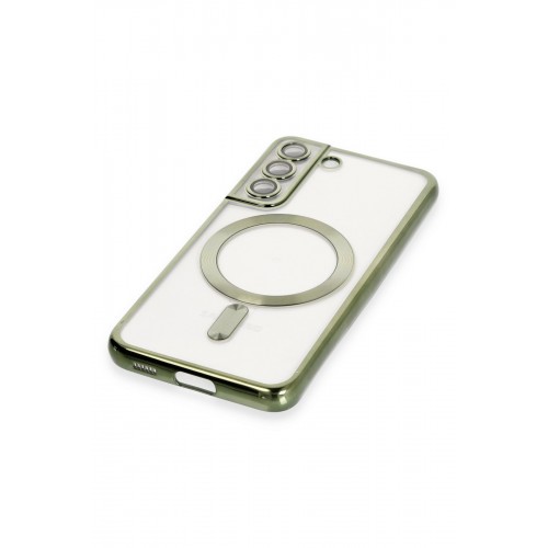 Newface Samsung Galaxy S22 Kılıf Kross Magneticsafe Kapak - Koyu Yeşil Newface Samsung Galaxy S22 Kılıf Kross Magneticsafe Kapak - Koyu Yeşil