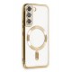 Newface Samsung Galaxy S22 Kılıf Kross Magneticsafe Kapak - Gold