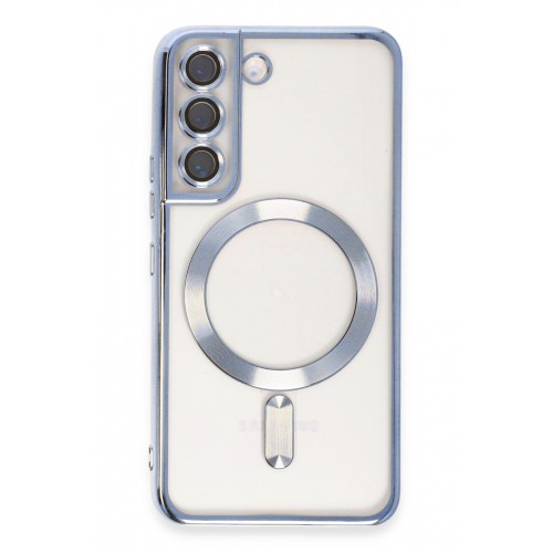 Newface Samsung Galaxy S22 Kılıf Kross Magneticsafe Kapak - Sierra Blue