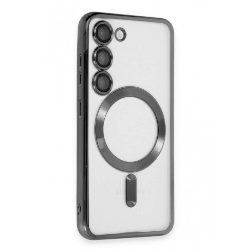 Newface Samsung Galaxy S23 Kılıf Kross Magneticsafe Kapak - Siyah Newface Samsung Galaxy S23 Kılıf Kross Magneticsafe Kapak - Siyah