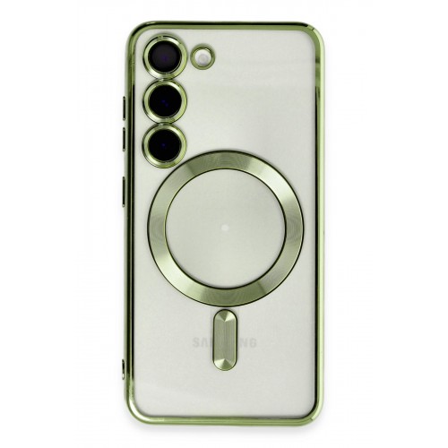 Newface Samsung Galaxy S23 Kılıf Kross Magneticsafe Kapak - Koyu Yeşil Newface Samsung Galaxy S23 Kılıf Kross Magneticsafe Kapak - Koyu Yeşil