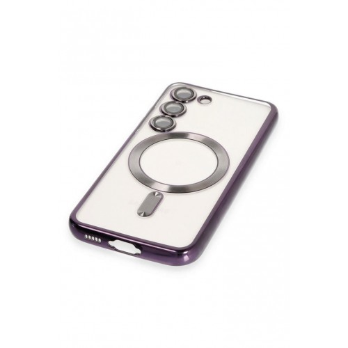 Newface Samsung Galaxy S23 Kılıf Kross Magneticsafe Kapak - Mor Newface Samsung Galaxy S23 Kılıf Kross Magneticsafe Kapak - Mor