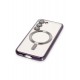 Newface Samsung Galaxy S23 Kılıf Kross Magneticsafe Kapak - Mor
