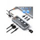 Newface Dönüştürücü 10in1 Hub SW10V - Gri Newface Dönüştürücü 10in1 Hub SW10V - Gri