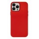 Newface iPhone 14 Pro Kılıf Asya Deri Silikon - Kırmızı Newface iPhone 14 Pro Kılıf Asya Deri Silikon - Kırmızı